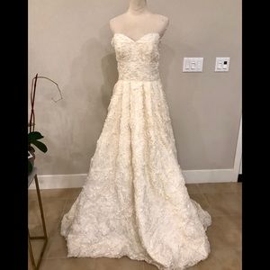 Olia Zavozina Delia floral lace  wedding dress